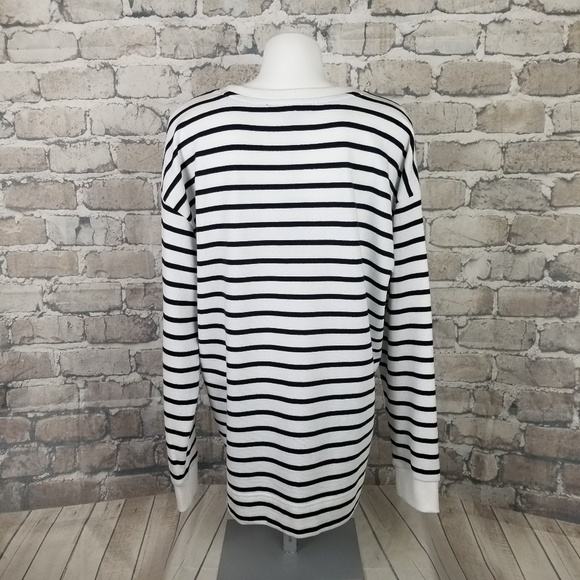 Tommy Hilfiger Sweatshirt Striped Spellout Large - Picture 4 of 8